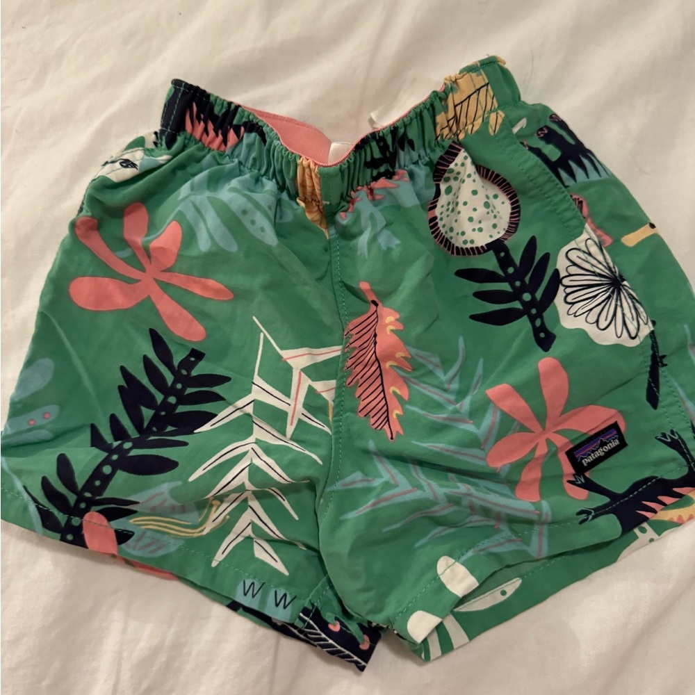 Patagonia baby swim trunks 6 to 12 months